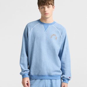 YEARBOOK RAGLAN CREWNECK SWEATSHIRT, SMALL ARCH