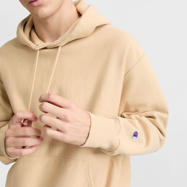REVERSE WEAVE DROPPED SHOULDER HOODIE - Image 3