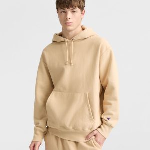 REVERSE WEAVE DROPPED SHOULDER HOODIE