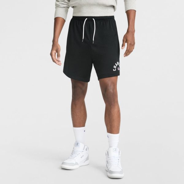 7" YEARBOOK MESH SHORT, ARCH LOGO