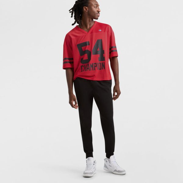 YEARBOOK MESH FOOTBALL TEE, V-NECK - Image 4