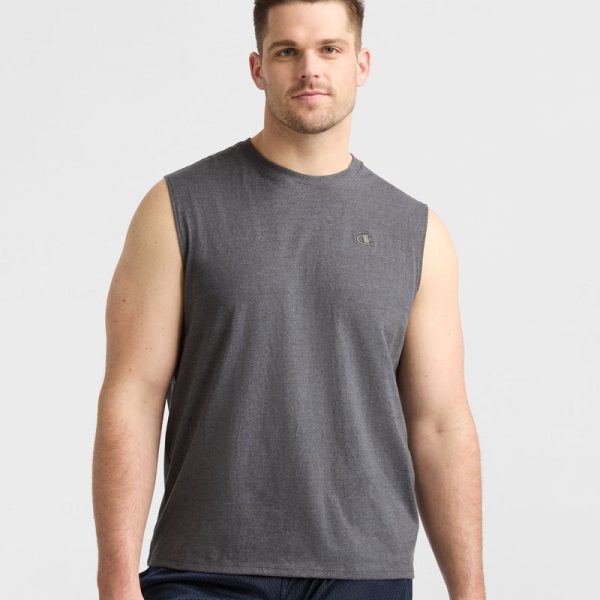 CLASSIC MUSCLE TANK, C LOGO - BIG & TALL