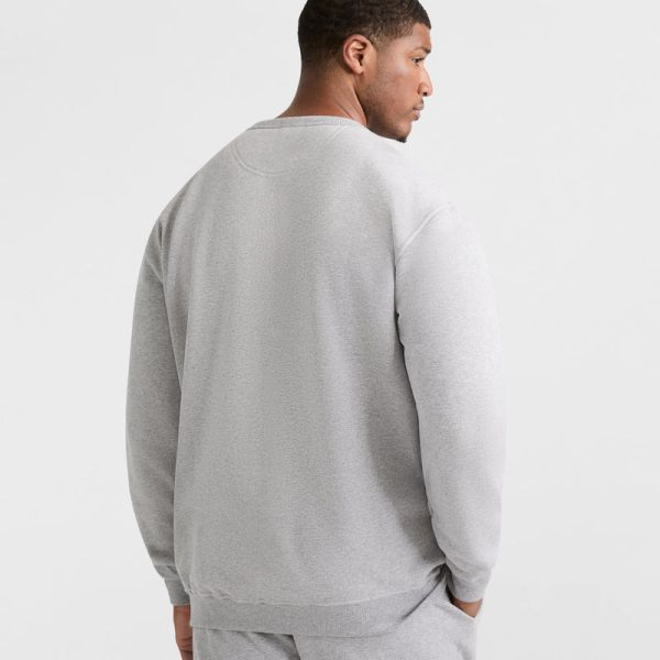 POWERBLEND CREWNECK SWEATSHIRT, SCRIPT LOGO - BIG & TALL - Image 2