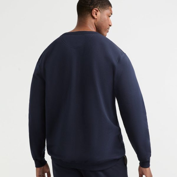 POWERBLEND CREWNECK SWEATSHIRT, SCRIPT LOGO - BIG & TALL - Image 2