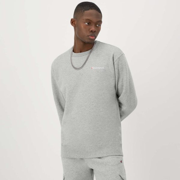 POWERBLEND CREWNECK SWEATSHIRT, LEFT SCRIPT LOGO