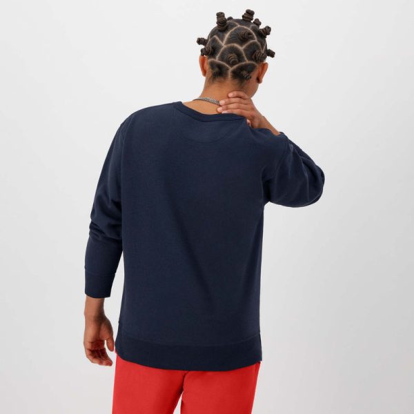 POWERBLEND CREWNECK SWEATSHIRT, LEFT SCRIPT LOGO - Image 3