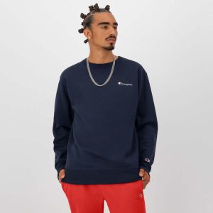 POWERBLEND CREWNECK SWEATSHIRT, LEFT SCRIPT LOGO