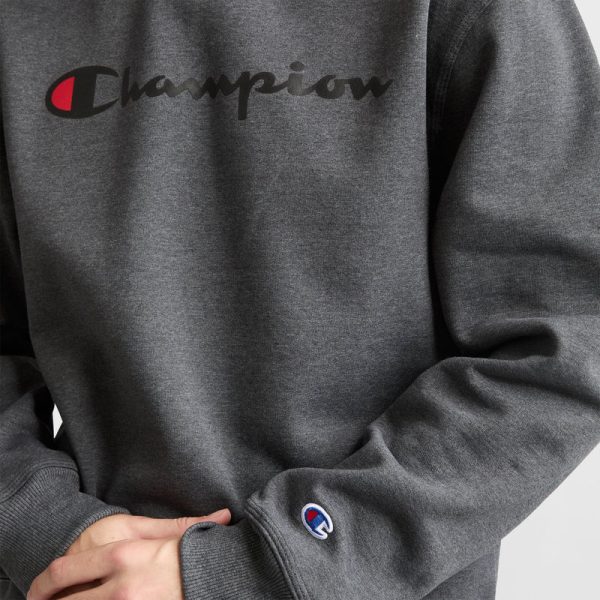 POWERBLEND CREWNECK SWEATSHIRT, CLASSIC SCRIPT LOGO - Image 3