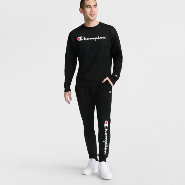 POWERBLEND CREWNECK SWEATSHIRT, CLASSIC SCRIPT LOGO - Image 5