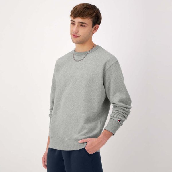 POWERBLEND CREWNECK SWEATSHIRT, TONAL SCRIPT LOGO - Image 2