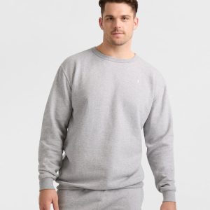 POWERBLEND CREWNECK SWEATSHIRT, C LOGO - BIG & TALL