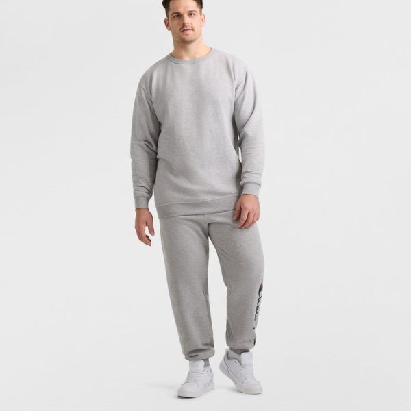 POWERBLEND CREWNECK SWEATSHIRT, C LOGO - BIG & TALL - Image 4