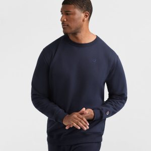 POWERBLEND CREWNECK SWEATSHIRT, C LOGO - BIG & TALL