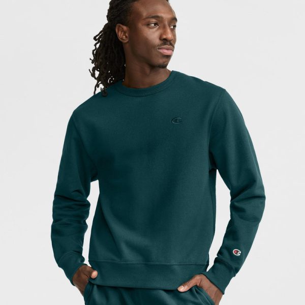 POWERBLEND CREWNECK SWEATSHIRT, C LOGO
