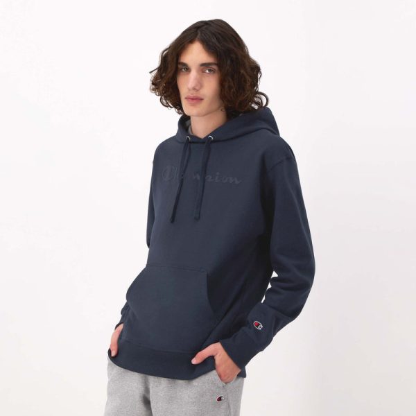 POWERBLEND HOODIE, TONAL SCRIPT LOGO - Image 2