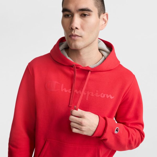 POWERBLEND HOODIE, TONAL SCRIPT LOGO - Image 3