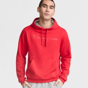 POWERBLEND HOODIE, TONAL SCRIPT LOGO