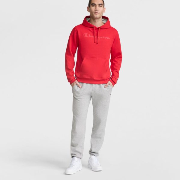 POWERBLEND HOODIE, TONAL SCRIPT LOGO - Image 4