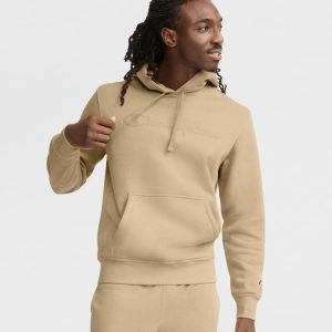 POWERBLEND HOODIE, TONAL SCRIPT LOGO