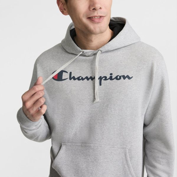 POWERBLEND HOODIE, FULL SCRIPT LOGO - Image 3