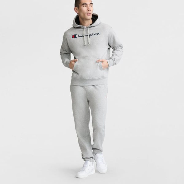 POWERBLEND HOODIE, FULL SCRIPT LOGO - Image 4