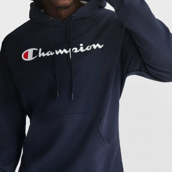 POWERBLEND HOODIE, FULL SCRIPT LOGO - Image 3