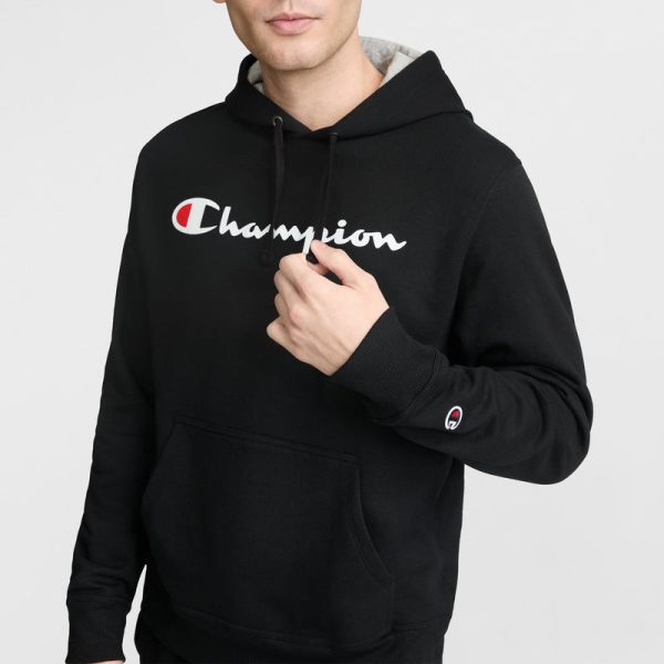 POWERBLEND HOODIE, FULL SCRIPT LOGO - Image 3