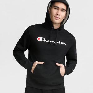 POWERBLEND HOODIE, FULL SCRIPT LOGO