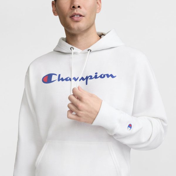 POWERBLEND HOODIE, FULL SCRIPT LOGO - Image 3