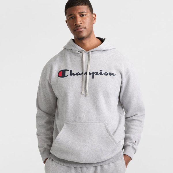 POWERBLEND HOODIE, SCRIPT LOGO - BIG & TALL