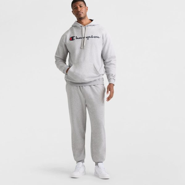 POWERBLEND HOODIE, SCRIPT LOGO - BIG & TALL - Image 4