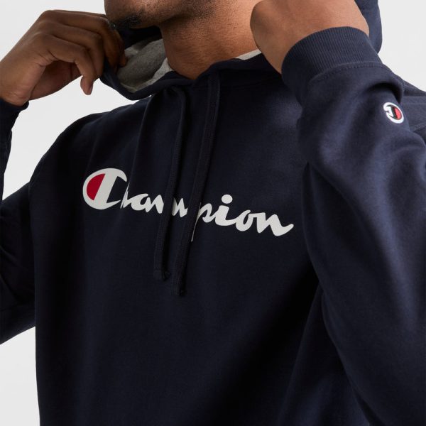 POWERBLEND HOODIE, SCRIPT LOGO - BIG & TALL - Image 3