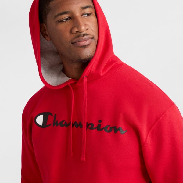POWERBLEND HOODIE, SCRIPT LOGO - BIG & TALL - Image 3