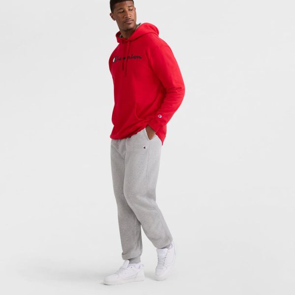 POWERBLEND HOODIE, SCRIPT LOGO - BIG & TALL - Image 4