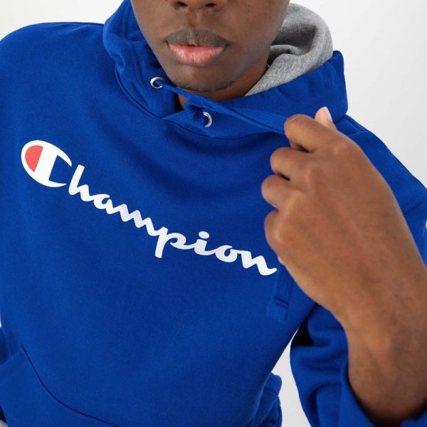 POWERBLEND HOODIE, FULL SCRIPT LOGO - Image 4