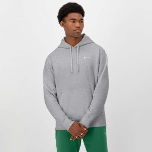 POWERBLEND HOODIE, SMALL SCRIPT LOGO