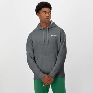 POWERBLEND HOODIE, SMALL SCRIPT LOGO