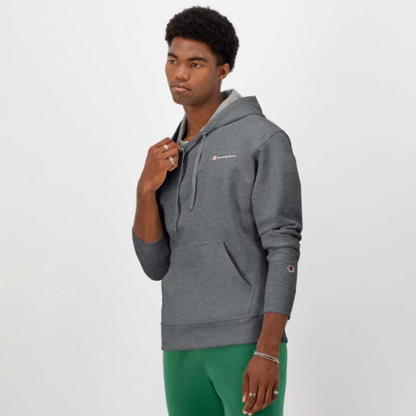 POWERBLEND HOODIE, SMALL SCRIPT LOGO - Image 2