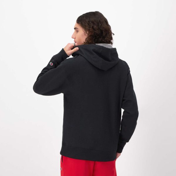 POWERBLEND HOODIE, SMALL SCRIPT LOGO - Image 3