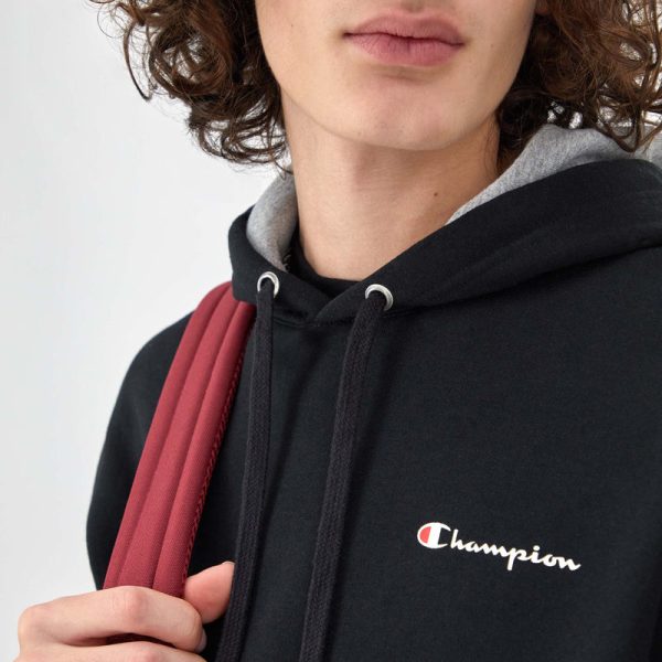 POWERBLEND HOODIE, SMALL SCRIPT LOGO - Image 4