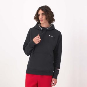 POWERBLEND HOODIE, SMALL SCRIPT LOGO