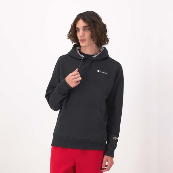 POWERBLEND HOODIE, SMALL SCRIPT LOGO