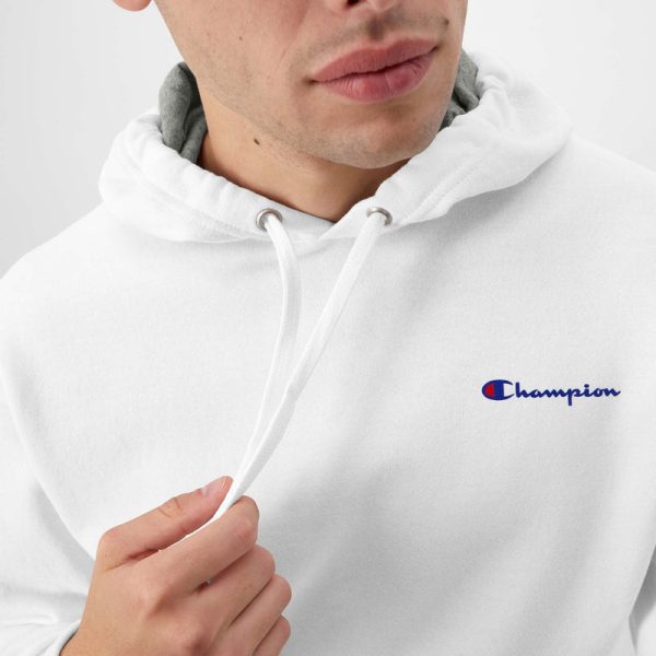POWERBLEND HOODIE, SMALL SCRIPT LOGO - Image 4