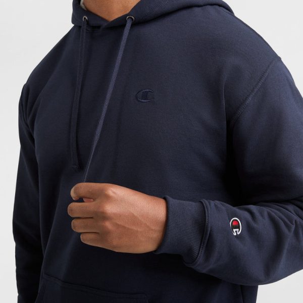 POWERBLEND HOODIE, C LOGO - BIG & TALL - Image 3
