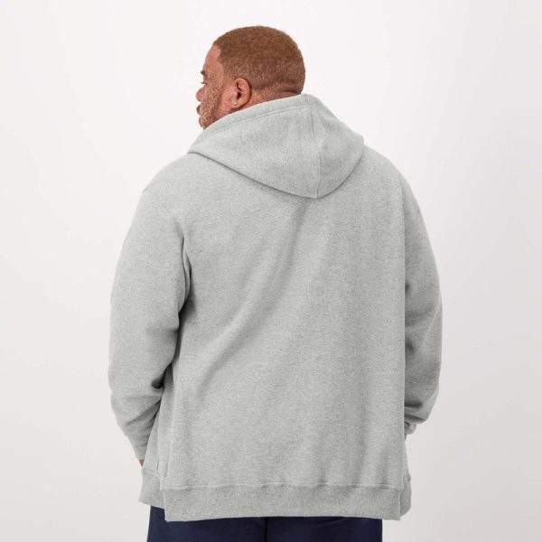 POWERBLEND FULL ZIP HOODIE, C LOGO - BIG & TALL - Image 3