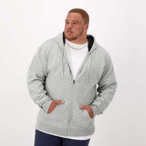 POWERBLEND FULL ZIP HOODIE, C LOGO - BIG & TALL