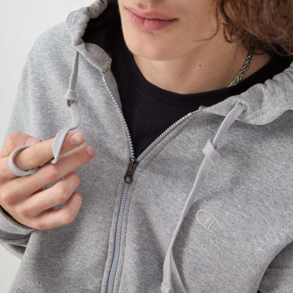 POWERBLEND FULL-ZIP HOODIE, C LOGO - Image 4