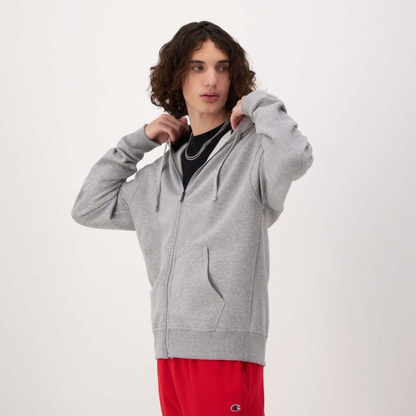 POWERBLEND FULL-ZIP HOODIE, C LOGO - Image 2