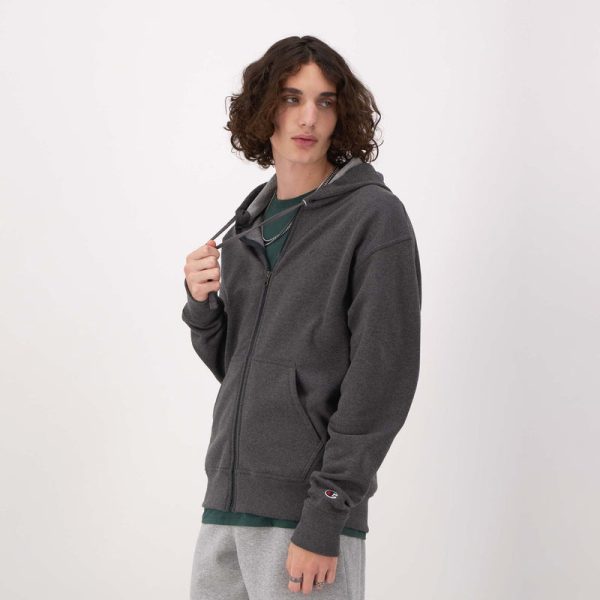 POWERBLEND FULL-ZIP HOODIE, C LOGO - Image 2