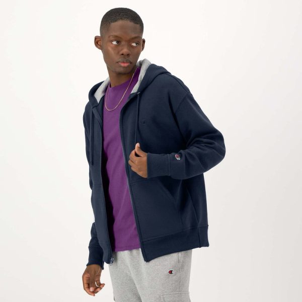 POWERBLEND FULL-ZIP HOODIE, C LOGO - Image 2